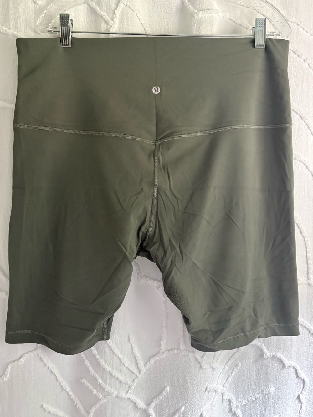 lululemon Align Super High Rise 10” Shorts Grey Sage 18
